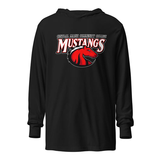 Performance | Hooded Long Sleeve T Shirt | Central Maine Community College Woman’s Soccer | Vanguard Logo