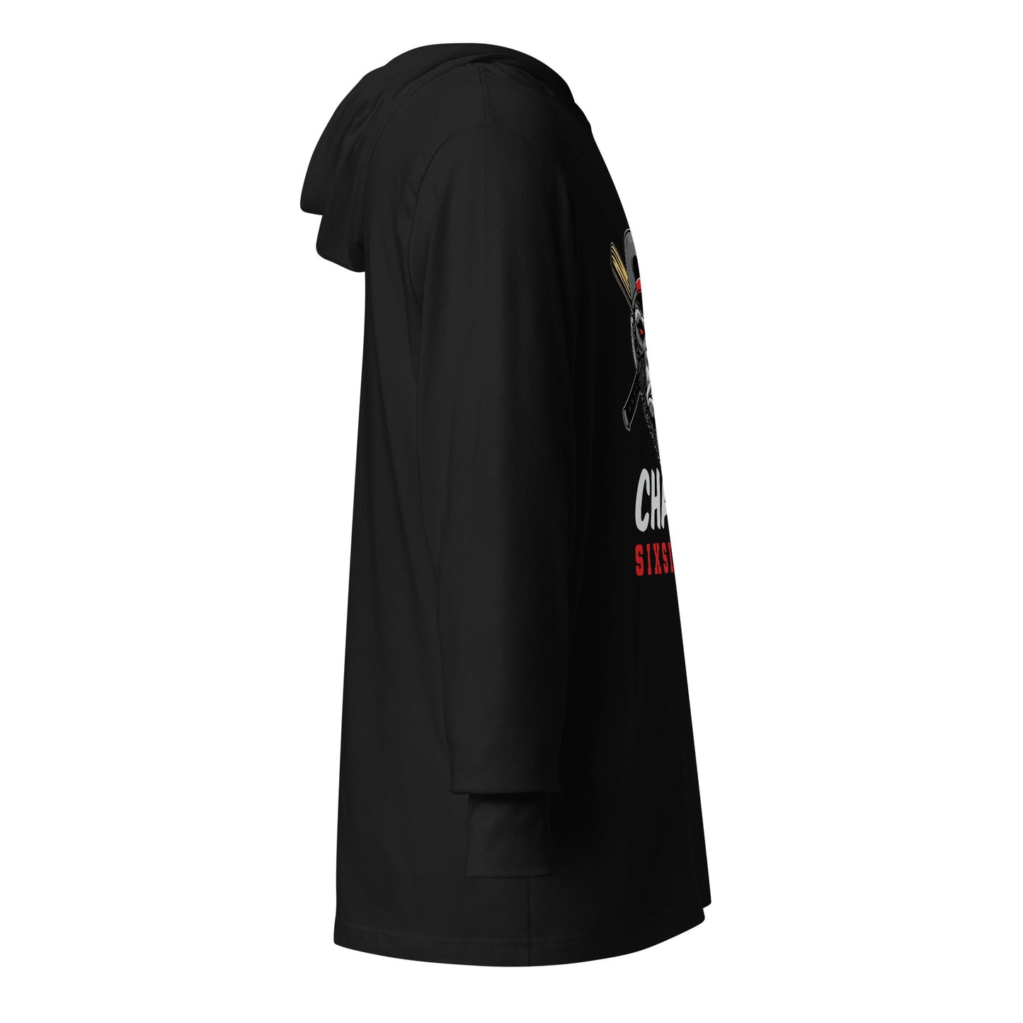 Performance | Hooded Long Sleeve T Shirt | CHAOS 661 7u | SixSixOne Alt Logo