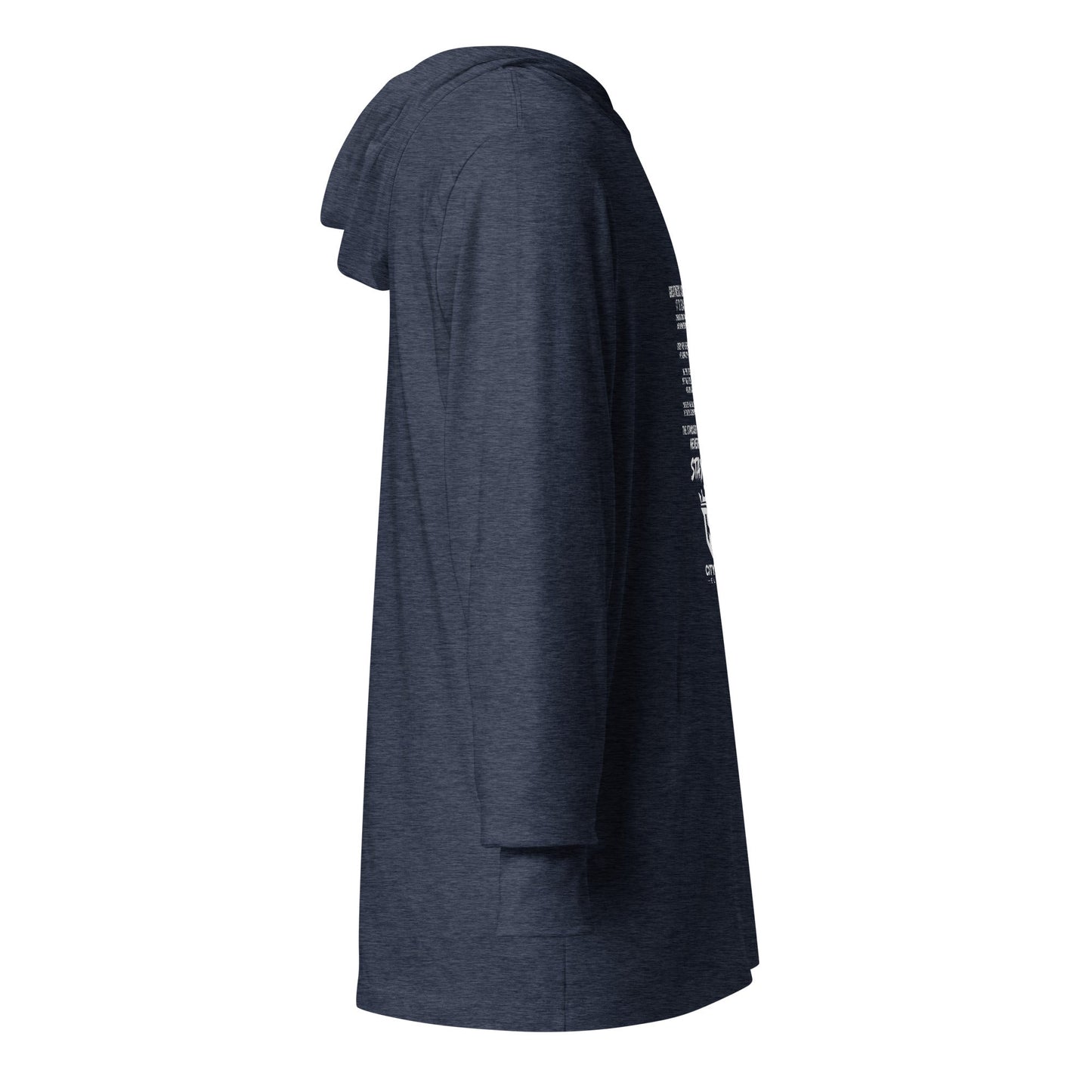 Performance | Hooded Long Sleeve T Shirt | City Boyz Elite | Legacy Builder Mark Logo