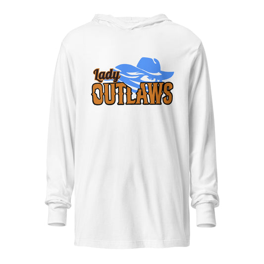 Performance | Hooded Long Sleeve T Shirt | CKY Lady Outlaws | Script Logo