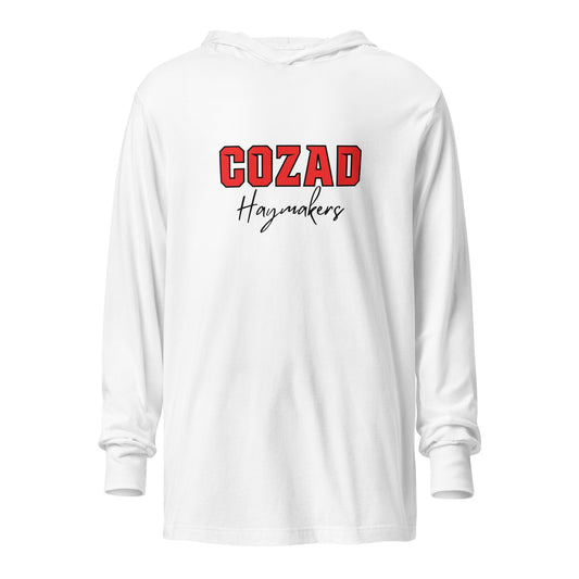 Performance | Hooded Long Sleeve T Shirt | Cozad Girls Golf | Script Logo