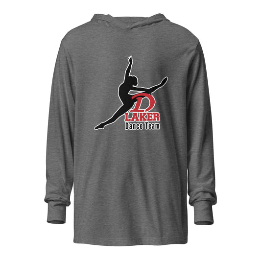 Performance | Hooded Long Sleeve T Shirt | Detroit Lakes Dance | Valor Varsity Logo