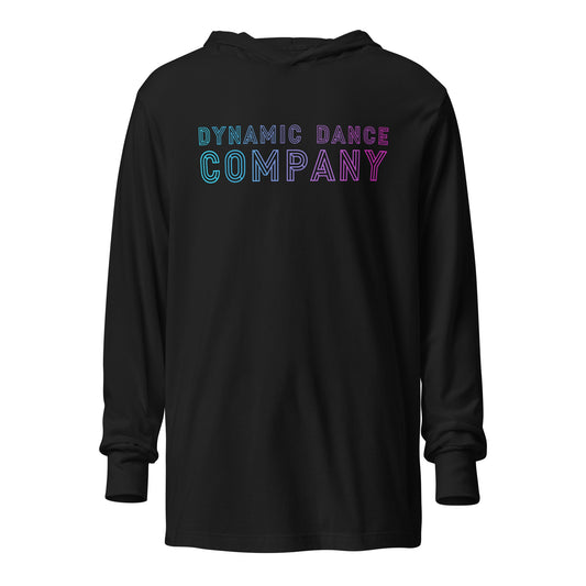 Performance | Hooded Long Sleeve T Shirt | Dynamic Dance Company | Logo