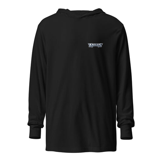 Performance | Hooded Long Sleeve T Shirt | Eagles - MA | Classic Logo