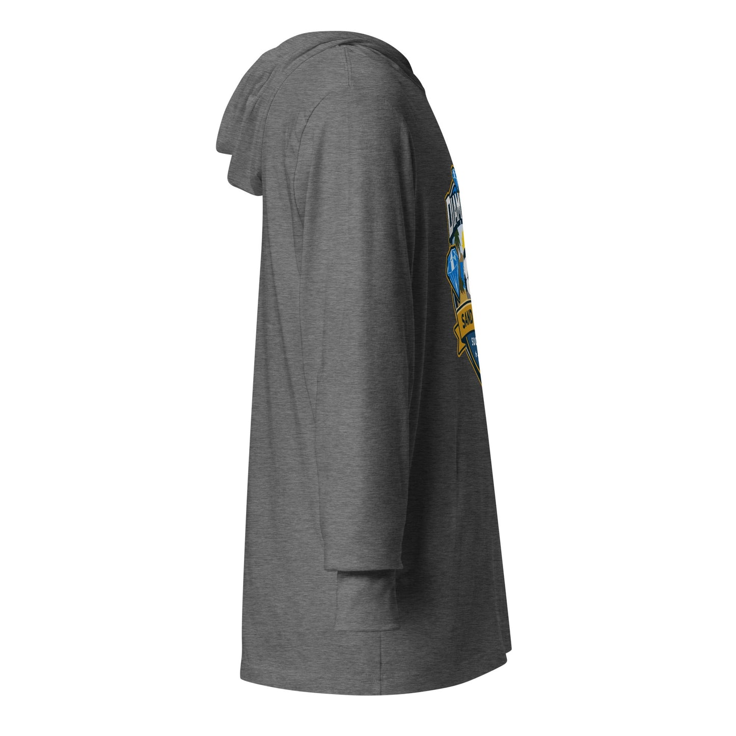 Performance | Hooded Long Sleeve T Shirt | FC Charles: Diamonds | Crest Logo