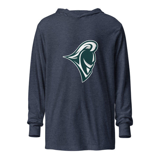 Performance | Hooded Long Sleeve T Shirt | Fellowship Christian School | Tidal Spartan Logo