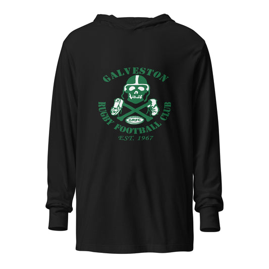 Performance | Hooded Long Sleeve T Shirt | Galveston Football Rugby Club