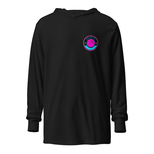 Performance | Hooded Long Sleeve T Shirt | GB Elite | Badge Logo