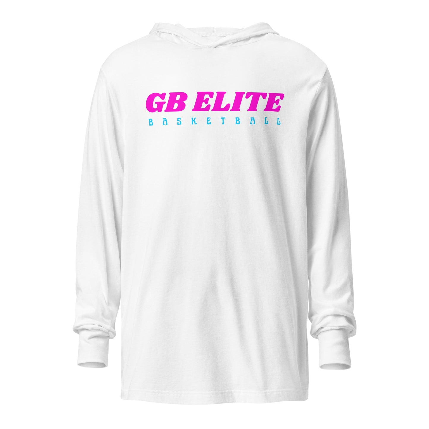 Performance | Hooded Long Sleeve T Shirt | GB Elite | Script Logo