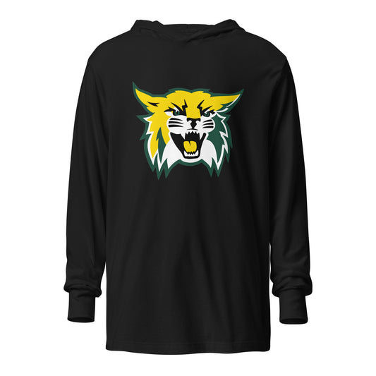 Performance | Hooded Long Sleeve T Shirt | Great Bridge Softball Booster | Mascot Logo