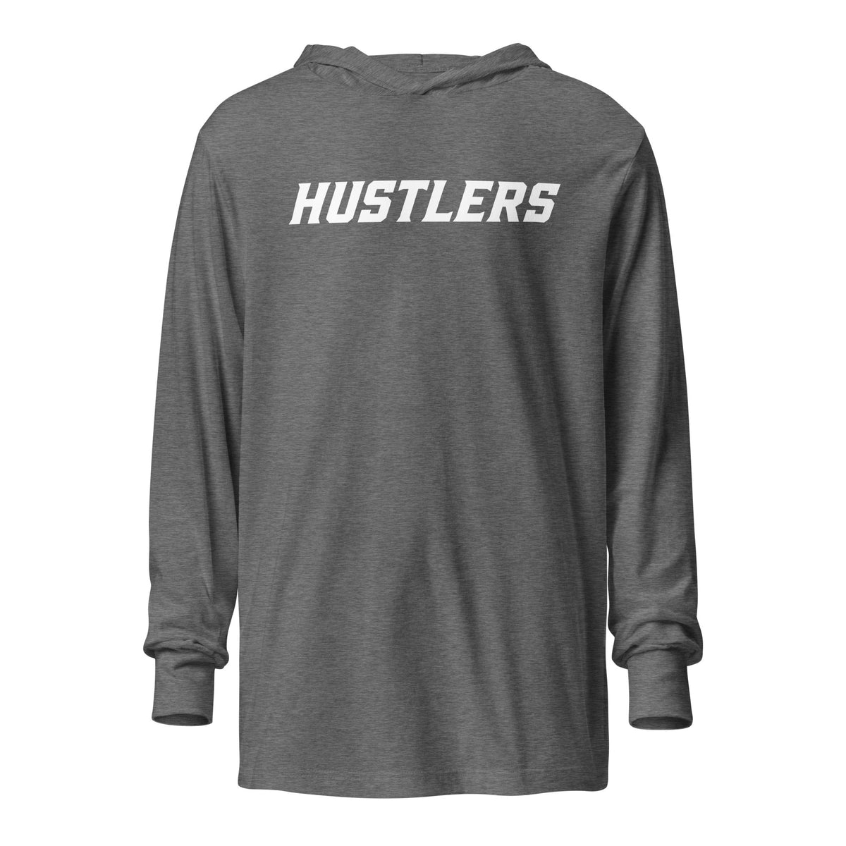Performance | Hooded Long Sleeve T Shirt | Hustlers Softball | Modern Script Logo