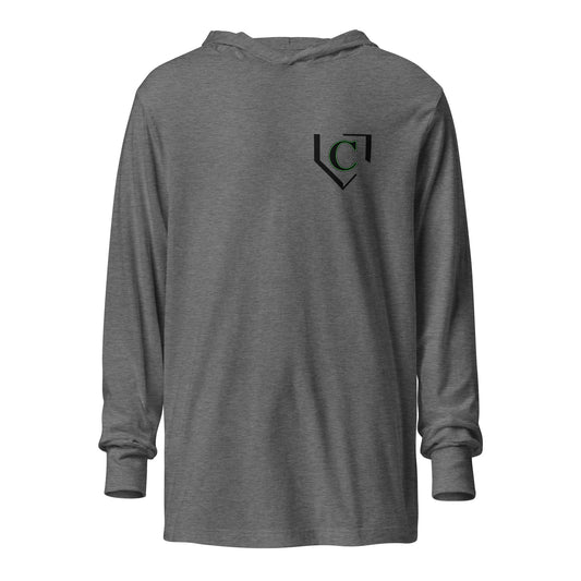 Performance | Hooded Long Sleeve T Shirt | John Cooper Baseball | Home C Logo