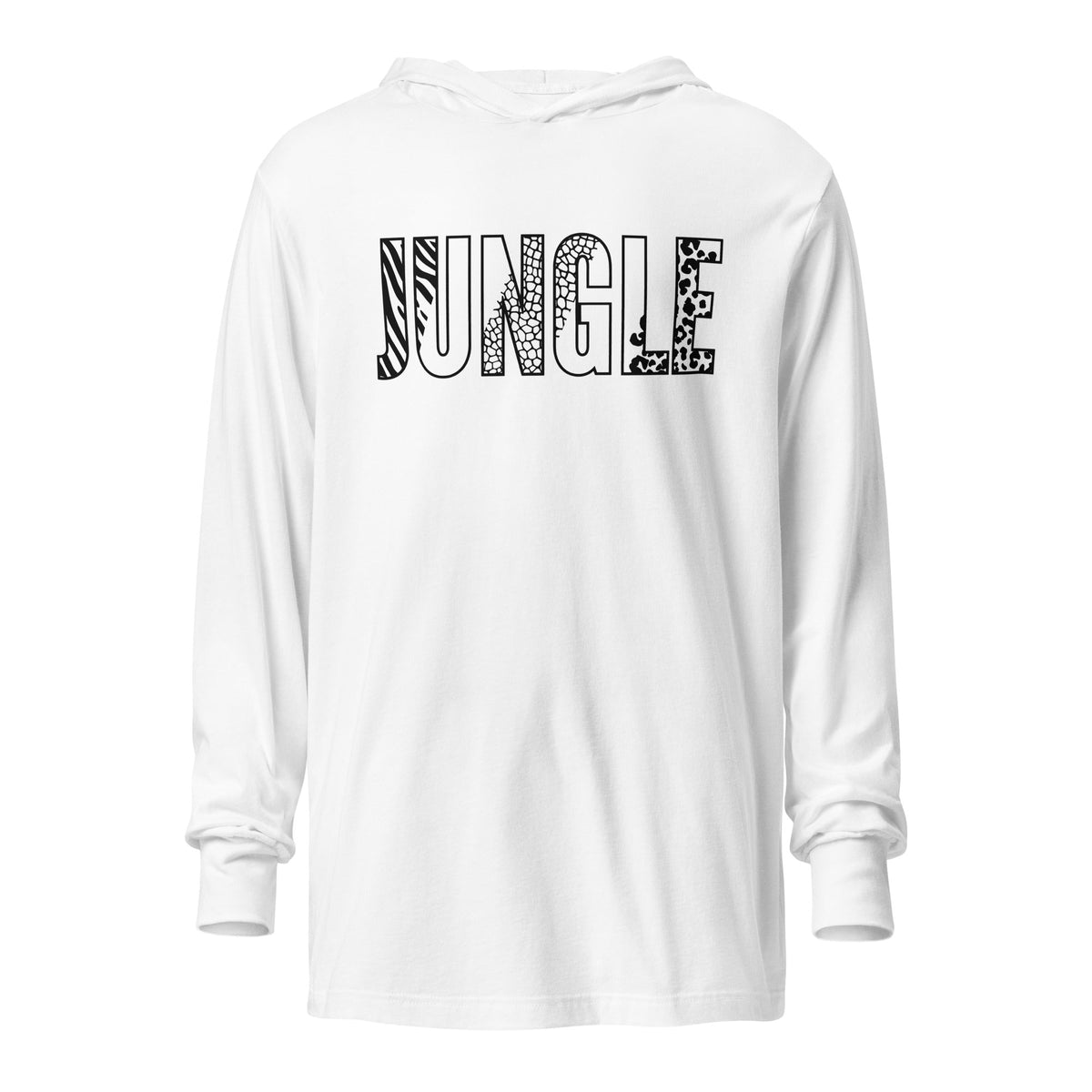 Performance | Hooded Long Sleeve T Shirt | Jungle Studios | Crest Logo
