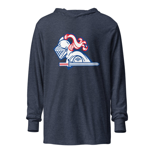 Performance | Hooded Long Sleeve T Shirt | Kimball Cheer | Crest Logo