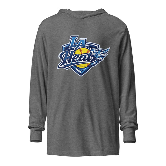 Performance | Hooded Long Sleeve T Shirt | LA Heat | Alt Logo