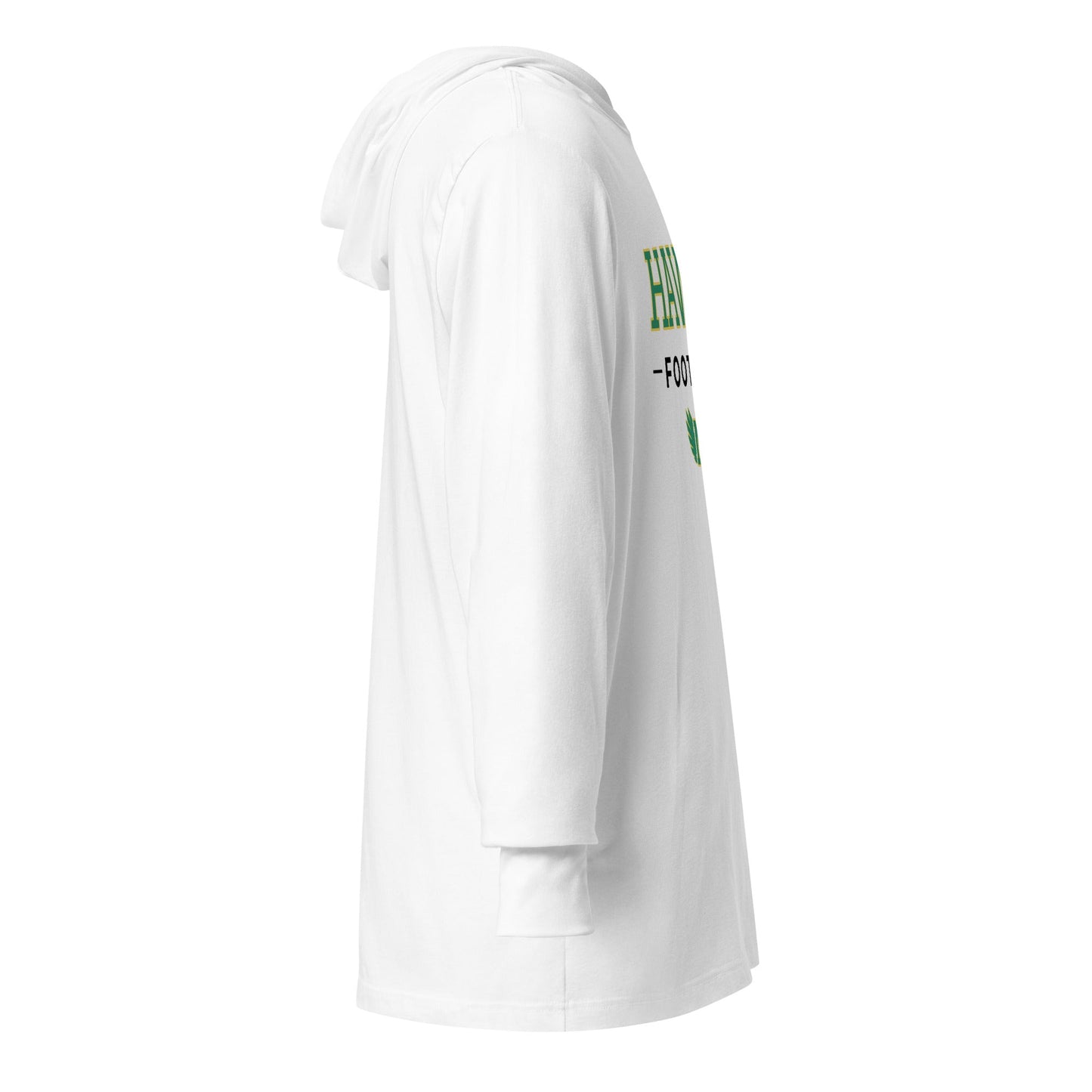 Performance | Hooded Long Sleeve T Shirt | Lake Minneola Hawks Football | Mark Logo