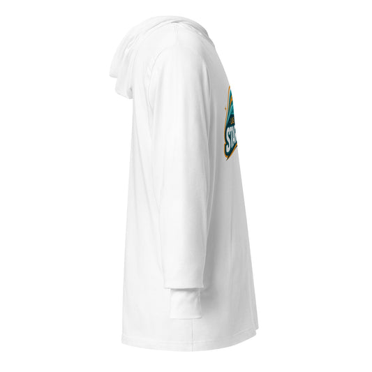 Performance | Hooded Long Sleeve T Shirt | Las Vegas Stardust | Galactic Glide Logo