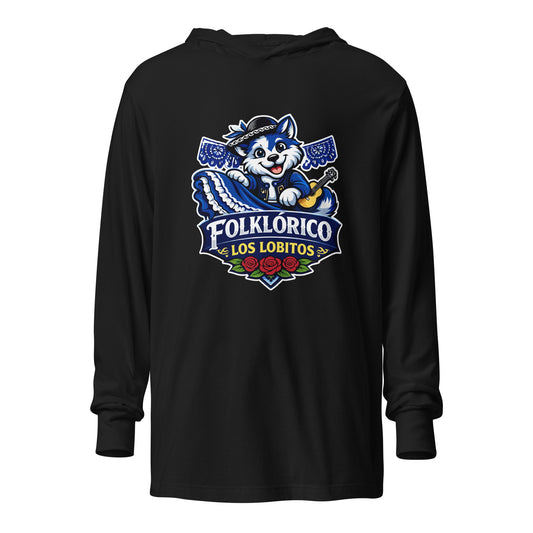 Performance | Hooded Long Sleeve T Shirt | Los Lobitos | Los Lobitos Logo