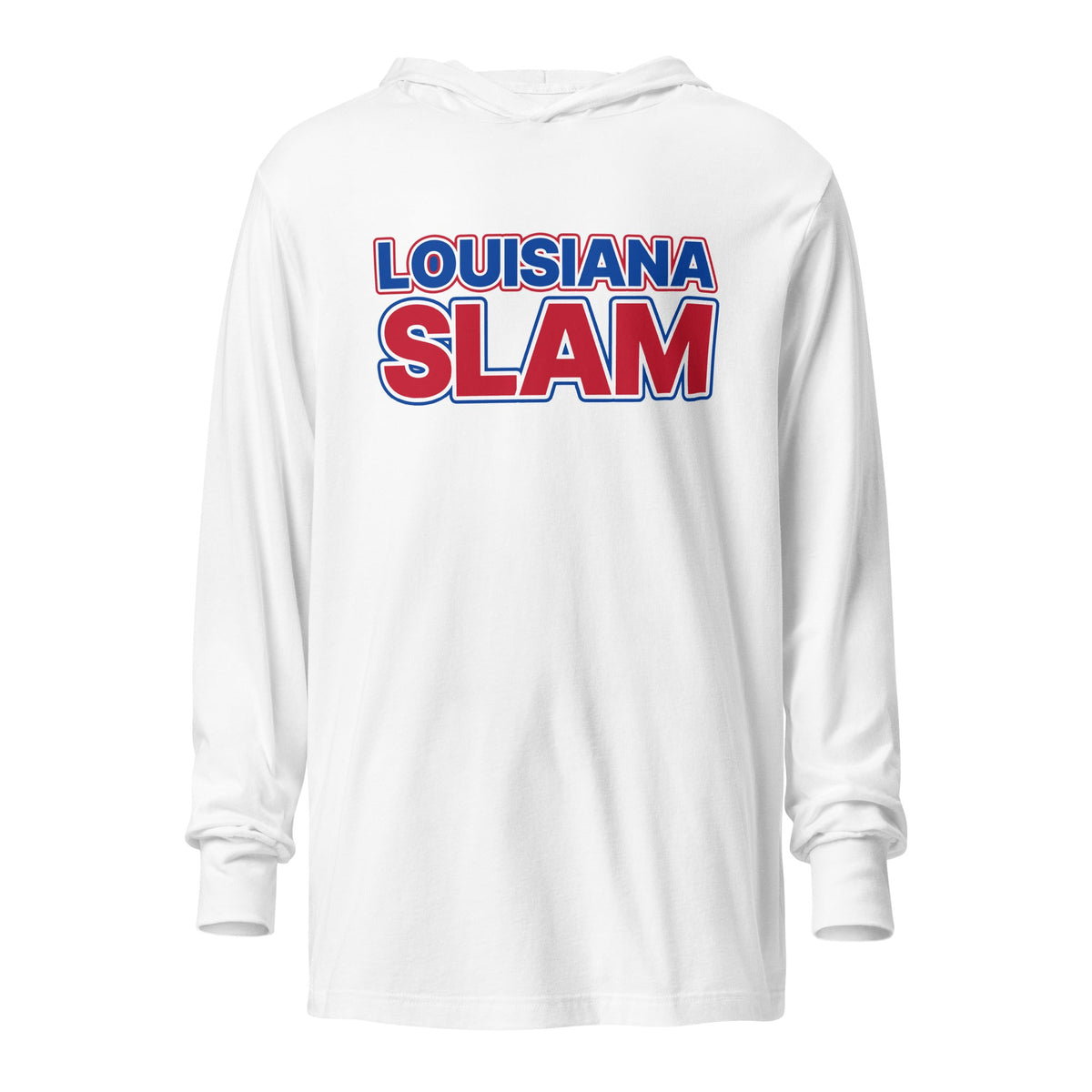 Performance | Hooded Long Sleeve T Shirt | Louisiana Slam Baseball | Lettermark Alt Logo