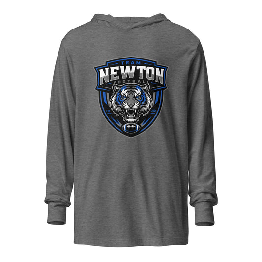 Performance | Hooded Long Sleeve T Shirt | Newton Youth football league | Shield Logo