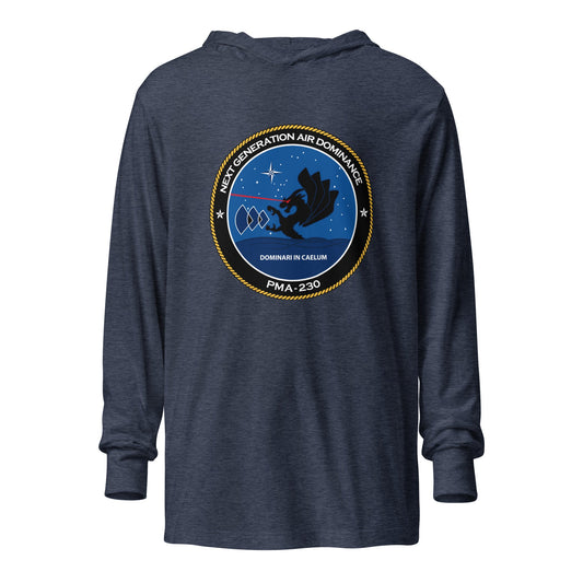 Performance | Hooded Long Sleeve T Shirt | Next Generation Air Dominance | Badge Logo