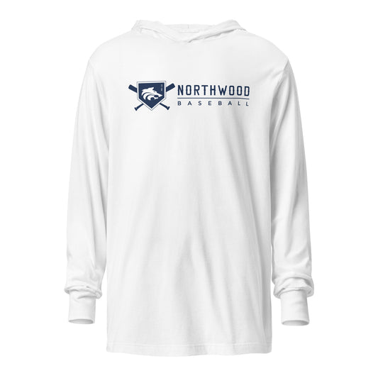 Performance | Hooded Long Sleeve T Shirt | Northwood High School Baseball | Valor Logo