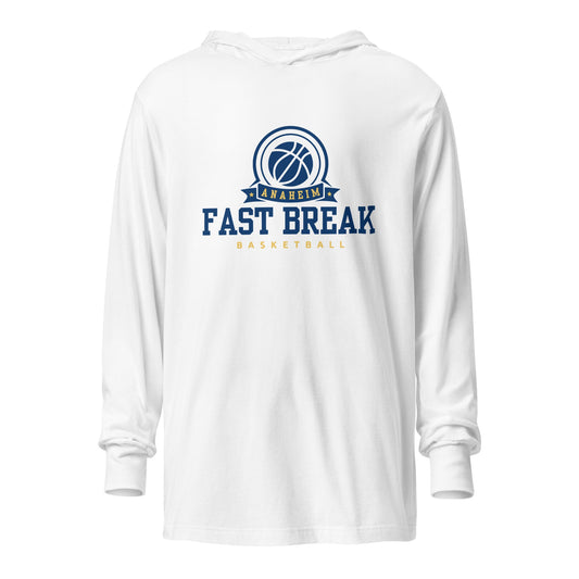 Performance | Hooded Long Sleeve T Shirt | OC FASTBREAK | Fast Break Logo