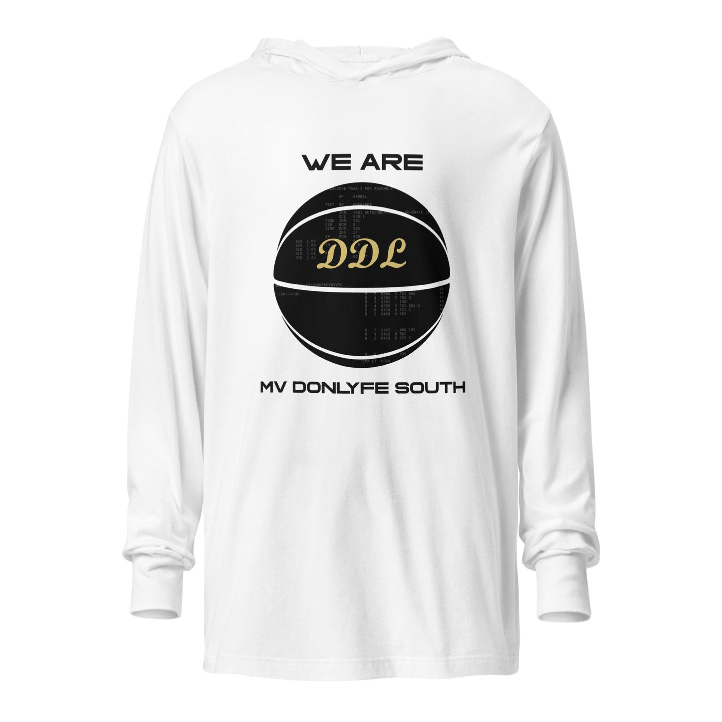 Performance | Hooded Long Sleeve T Shirt | Official DDL Merchandise | Emblem Logo