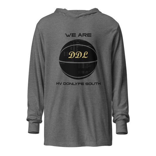 Performance | Hooded Long Sleeve T Shirt | Official DDL Merchandise | Emblem Logo