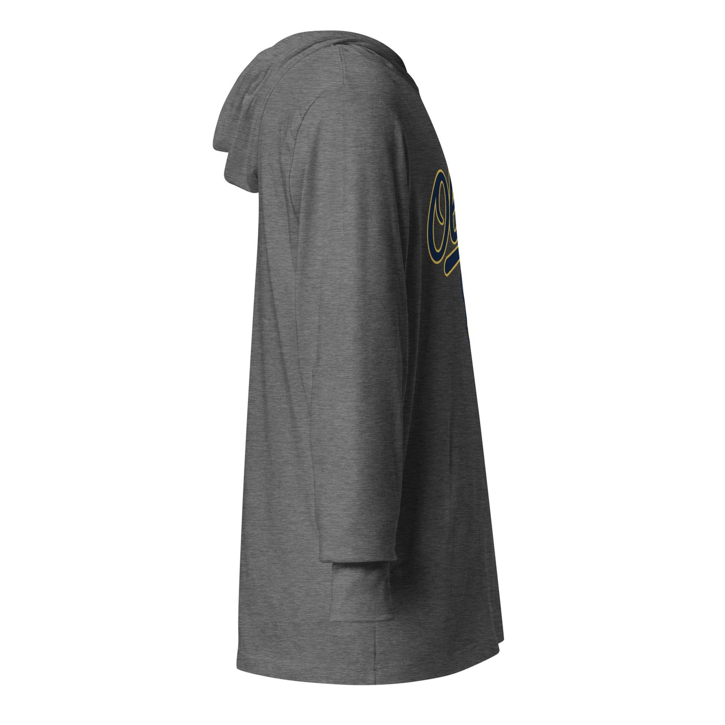 Performance | Hooded Long Sleeve T Shirt | OLMV Vikings | Script Logo