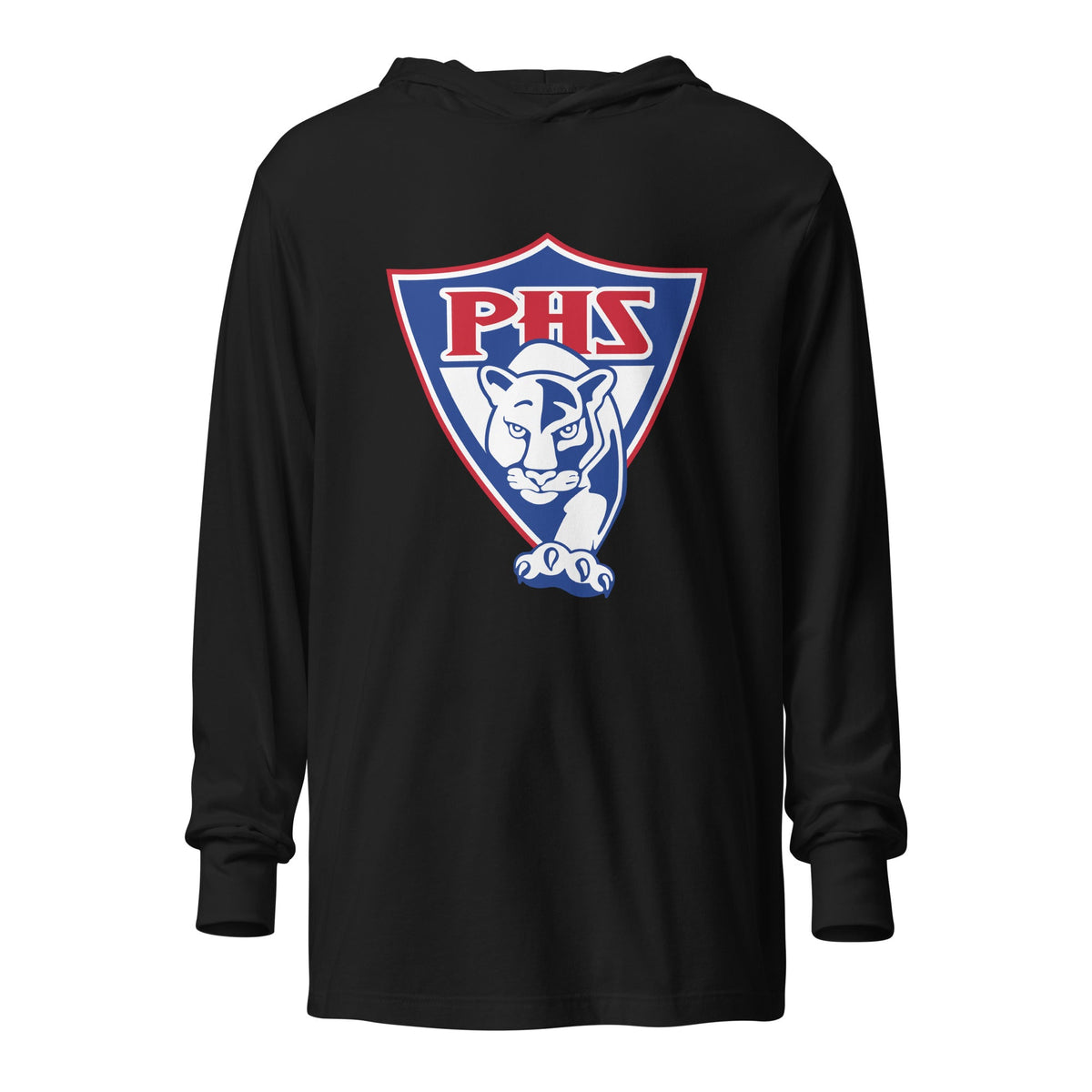 Performance | Hooded Long Sleeve T Shirt | Palmyra Softball | Shield Logo