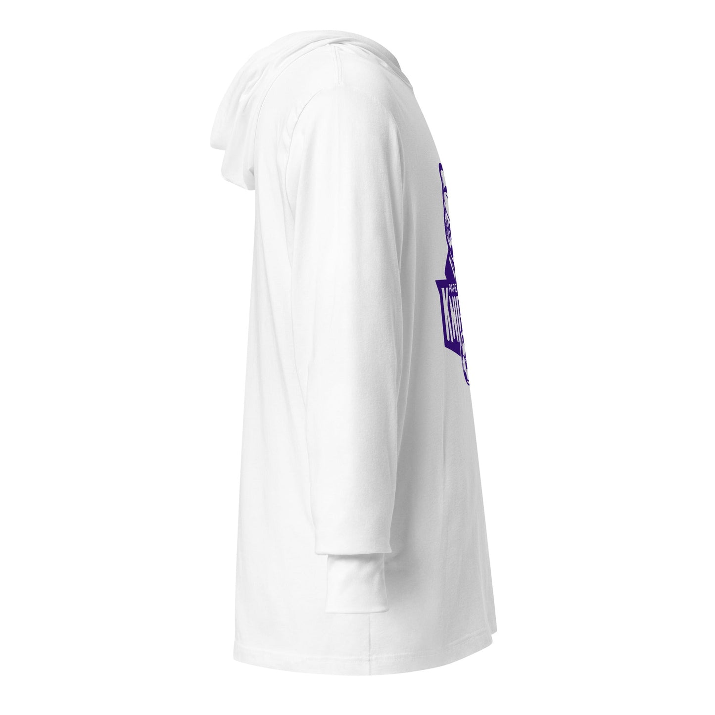 Performance | Hooded Long Sleeve T Shirt | Paper City Futbol Club | Emblem Logo