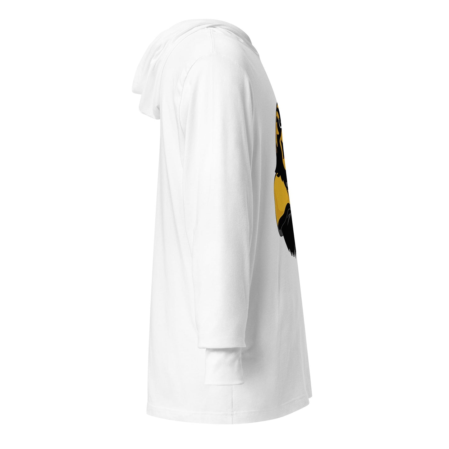 Performance | Hooded Long Sleeve T Shirt | Pfeiffer University Golf | Mascot Logo