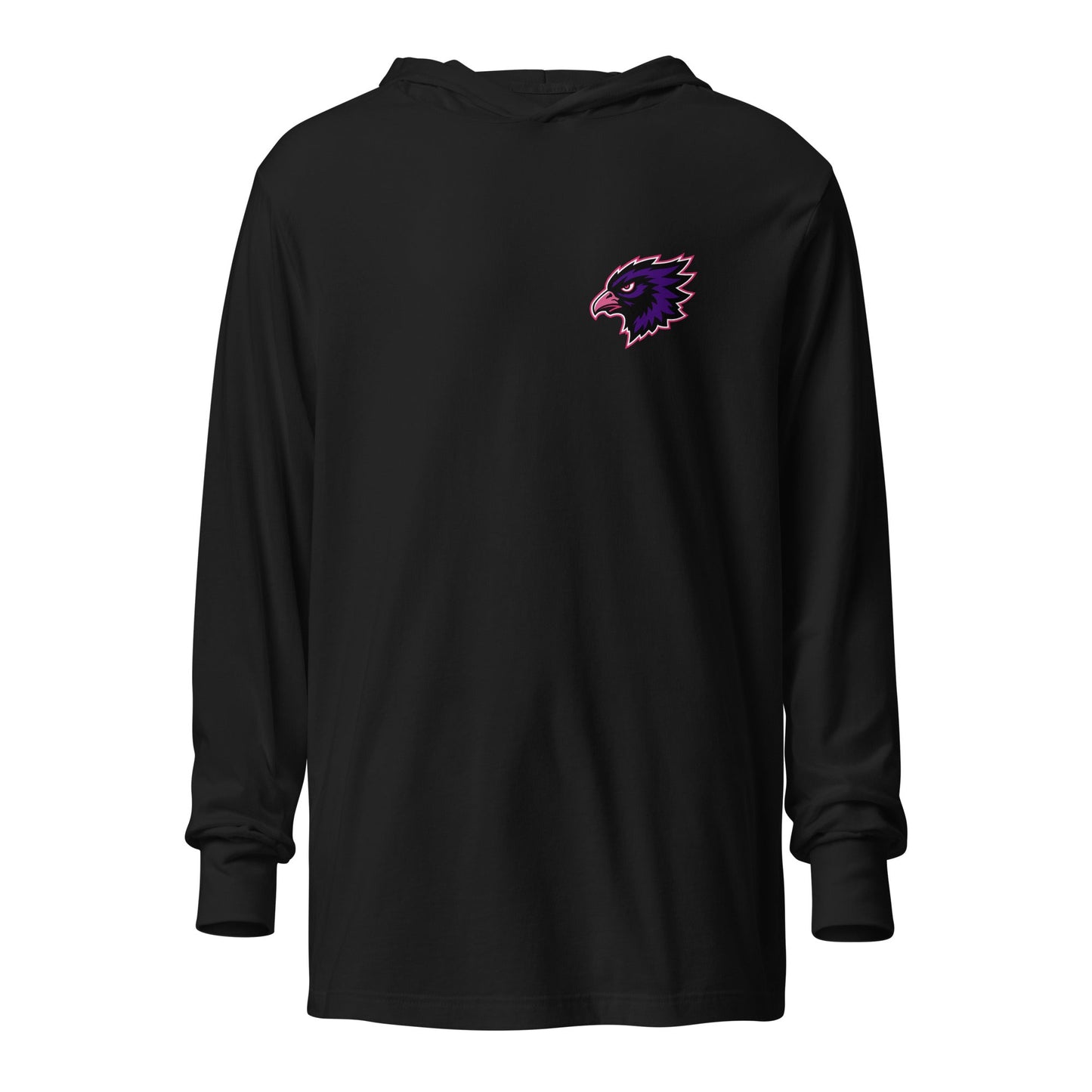 Performance | Hooded Long Sleeve T Shirt | Phoenix Fastpitch | Ravens Elite Logo