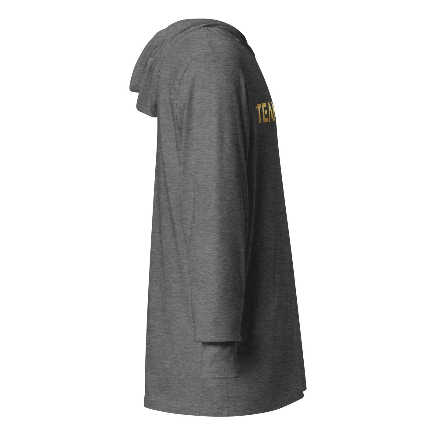 Performance | Hooded Long Sleeve T Shirt | R1SK.gg | Script Logo