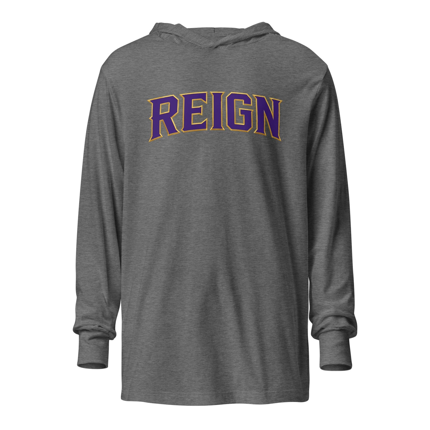 Performance | Hooded Long Sleeve T Shirt | REIGN 10U Softball | Modern Script Logo