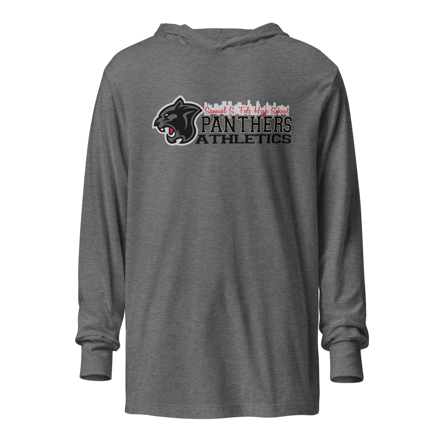 Performance | Hooded Long Sleeve T Shirt | Samuel Fels Football | Vanguard Logo