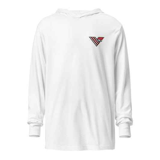 Performance | Hooded Long Sleeve T Shirt | South Bend Valor Baseball | Crest Logo