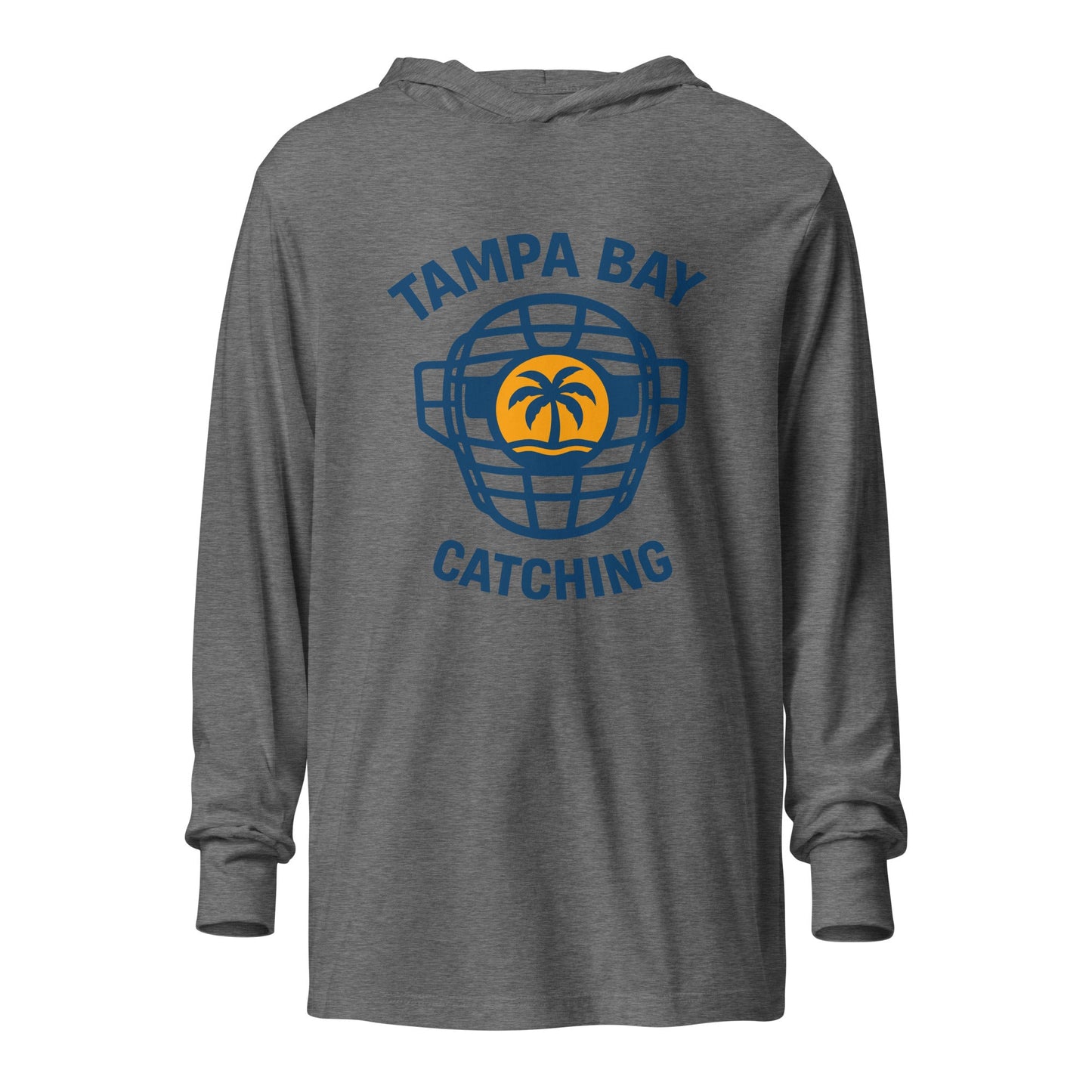 Performance | Hooded Long Sleeve T Shirt | Tampa Bay Catching | Vanguard Logo