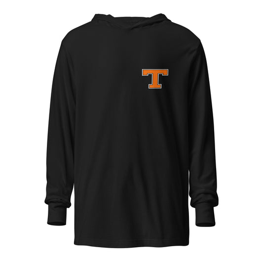 Performance | Hooded Long Sleeve T Shirt | Taneytown Eagles Baseball | Block T Logo