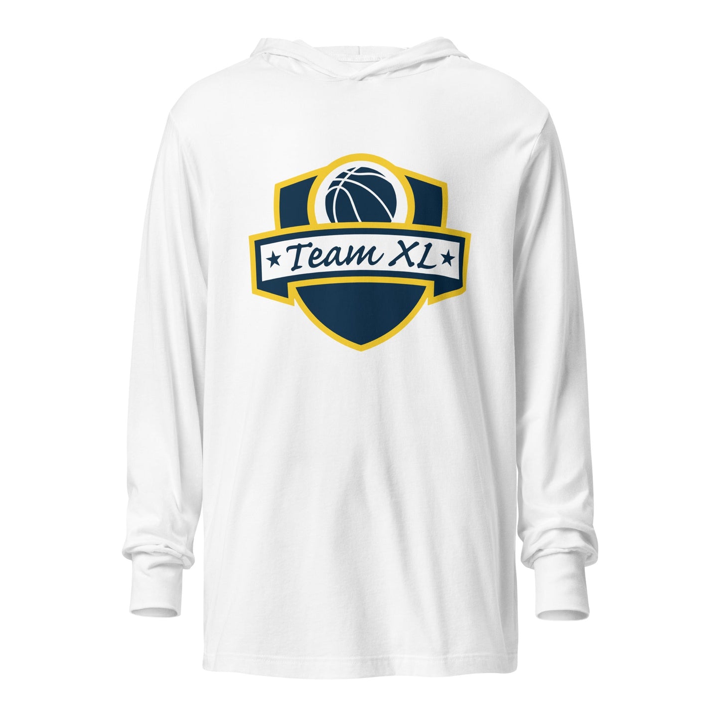 Performance | Hooded Long Sleeve T Shirt | Team XL | Emblem Logo