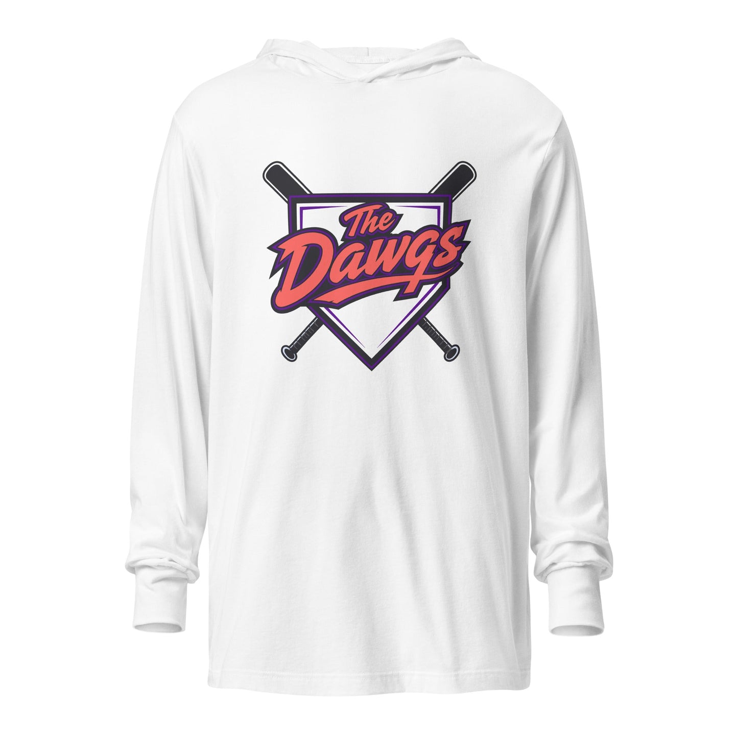 Performance | Hooded Long Sleeve T Shirt | The Dawgs | Emblem Logo