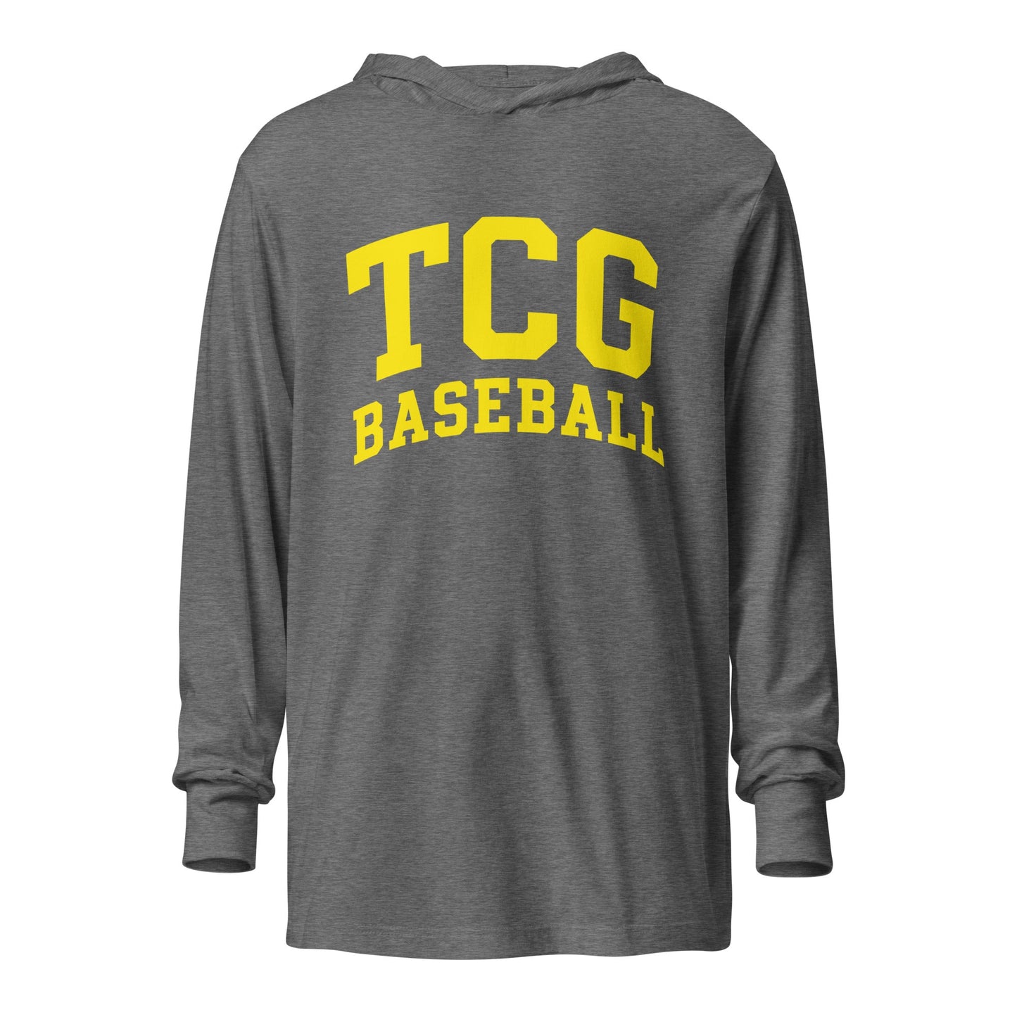 Performance | Hooded Long Sleeve T Shirt | Tri-County Ghosts | TCG Crest Alt Logo