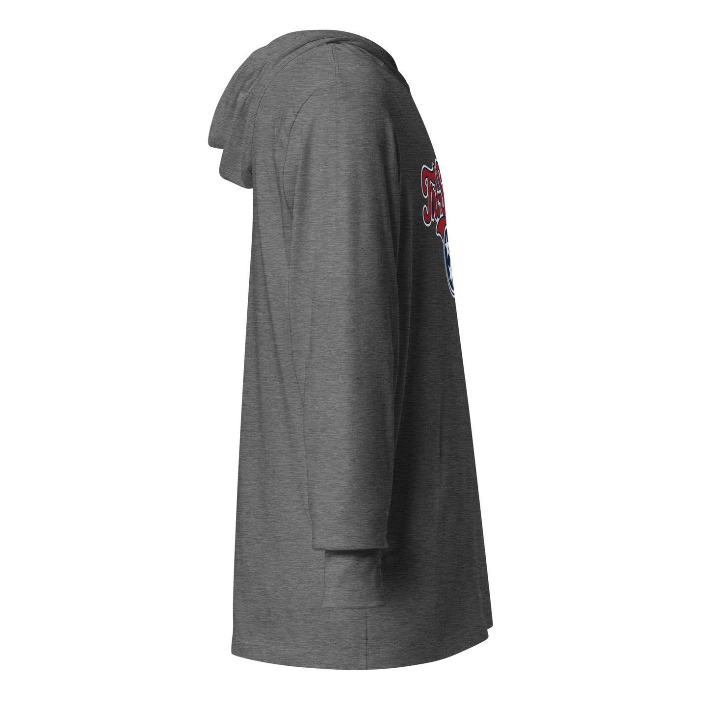 Performance | Hooded Long Sleeve T Shirt | Tri - Stars | 3 Stars Logo