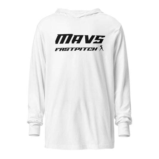 Performance | Hooded Long Sleeve T Shirt | Upper Makefield Mavs Fastpitch | Fastpitch Logo