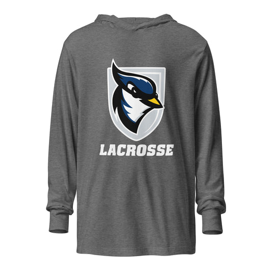 Performance | Hooded Long Sleeve T Shirt | USJ women’s lacrosse | Shield Logo