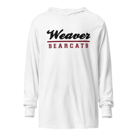 Performance | Hooded Long Sleeve T Shirt | Weaver High School | Athletic Crest Logo