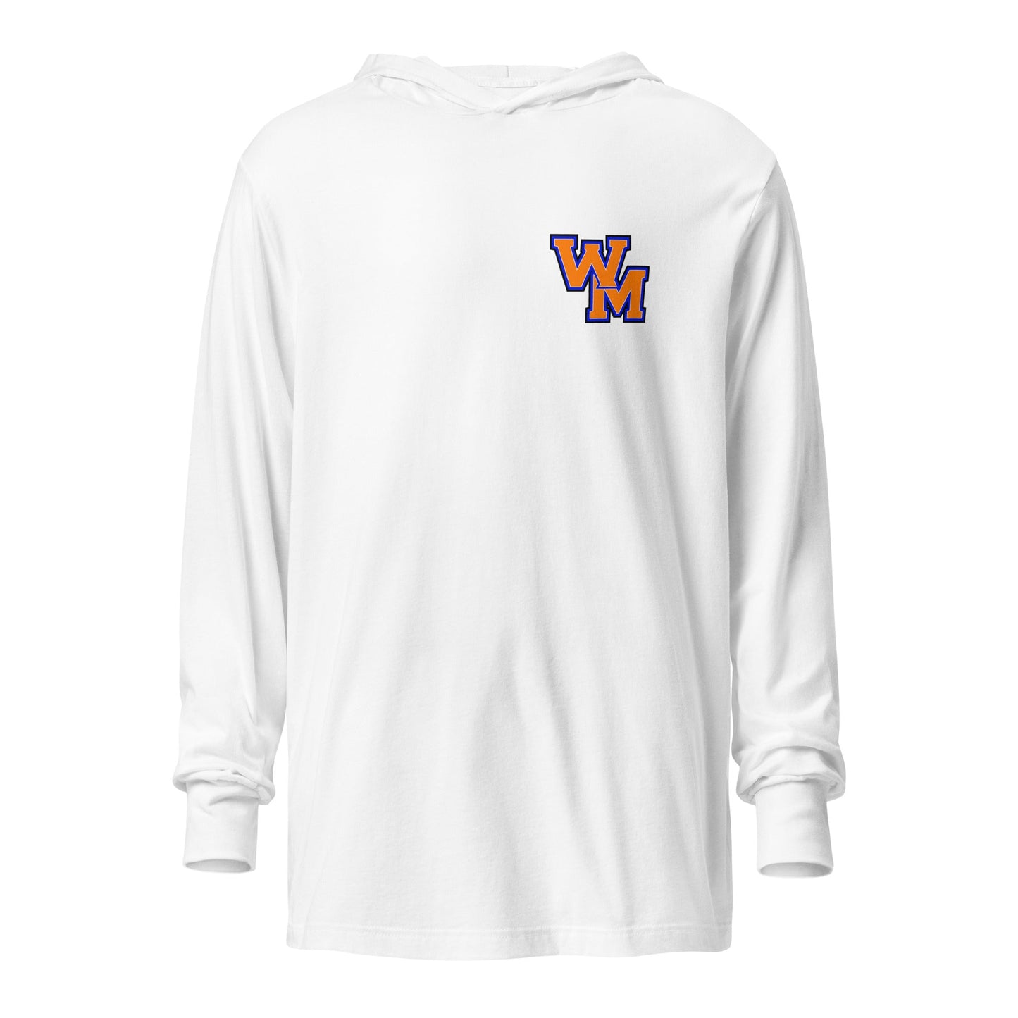 Performance | Hooded Long Sleeve T Shirt | West Memphis Community Christian College Gators | Vanguard Logo