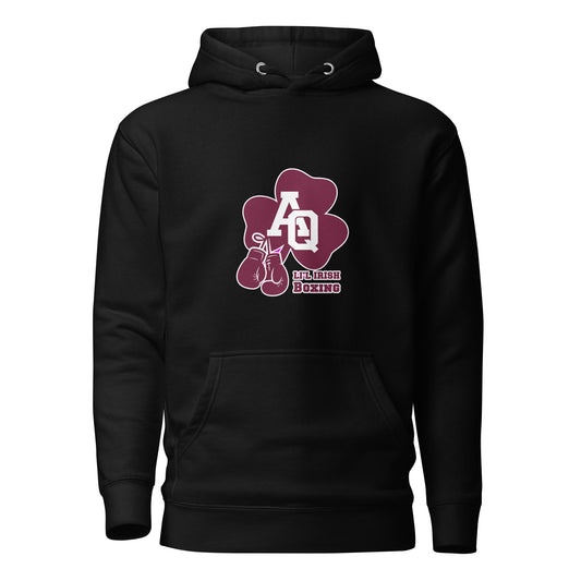 Performance | Hoodie | Aquinas Li’l Irish Boxing | AQ Shamrock Logo