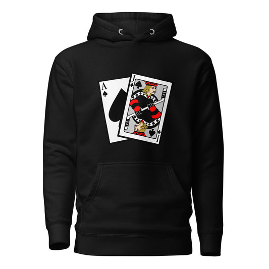 Performance | Hoodie | Blackjack’s Roller Hockey | Royal Spade Crest Logo